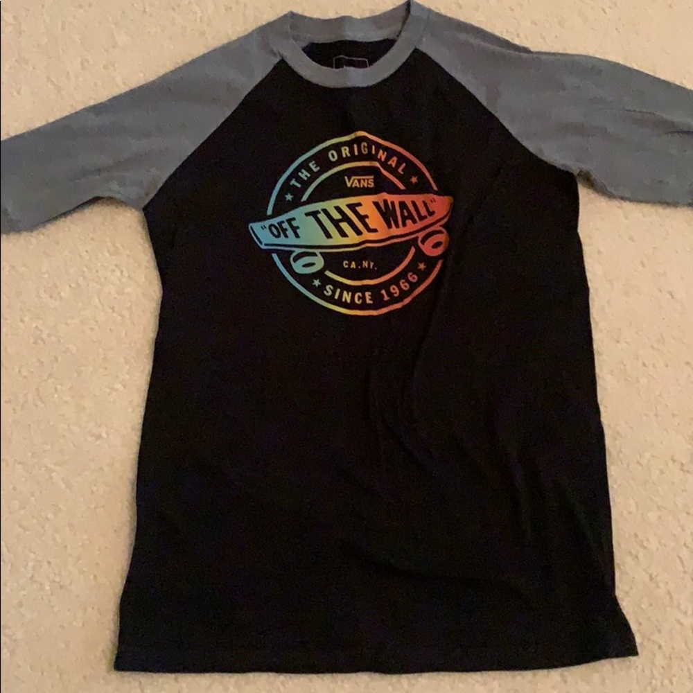 3/4 sleeve vans shirt